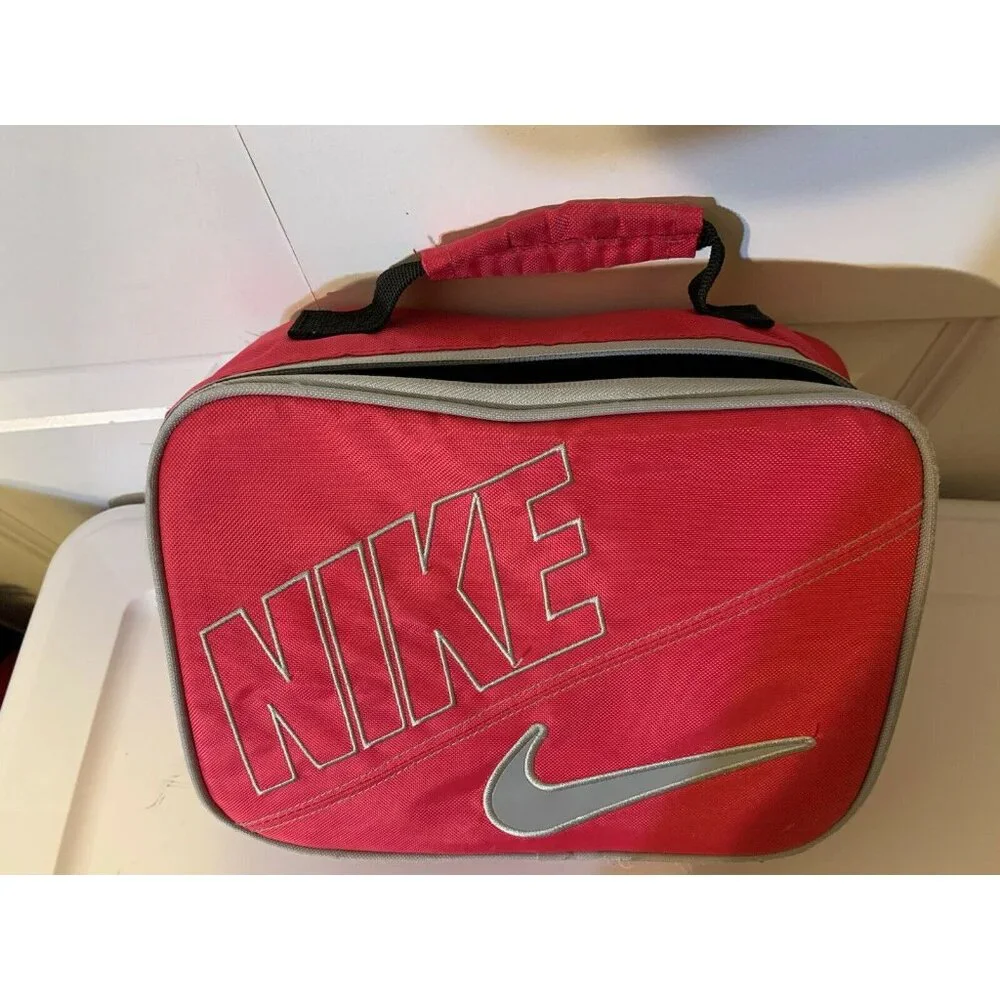 NIKE Swoosh PINK FORCE‎ Insulated Soft Lunch Box Bag TOTE